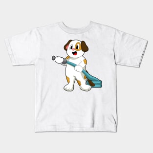 Dog Firefighter Fire extinguisher Kids T-Shirt